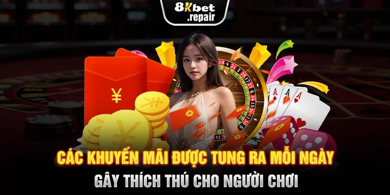 Các khuyến mãi được tung ra mỗi ngày gây thích thú cho người chơi